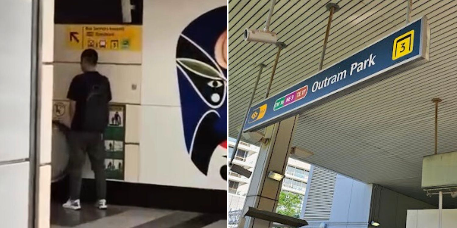 Man arrested for public nuisance after allegedly urinating on escalator at outram park MRT