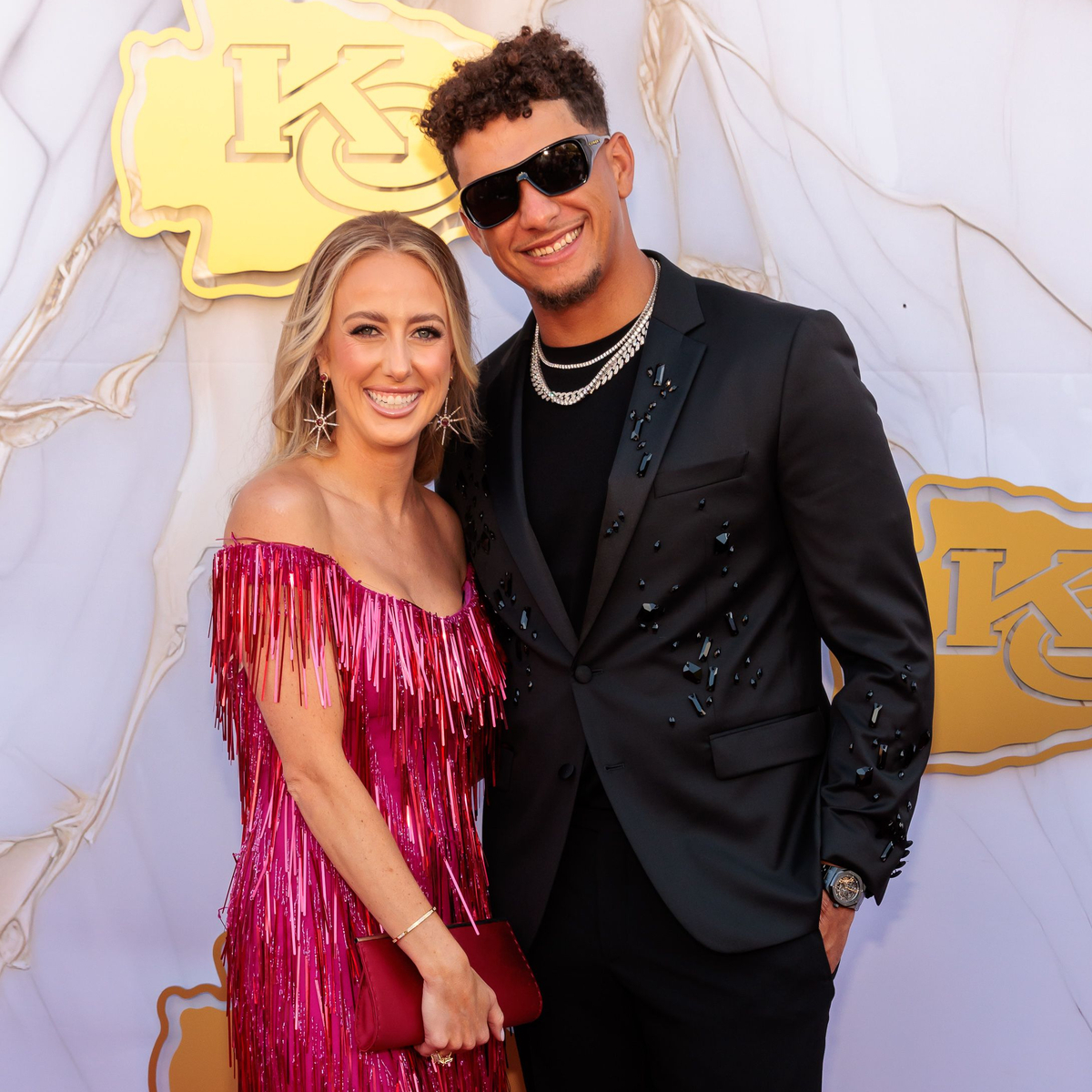 Patrick Mahomes and Brittany Mahomes Reveal Baby Girl Golden's Face in New Photos