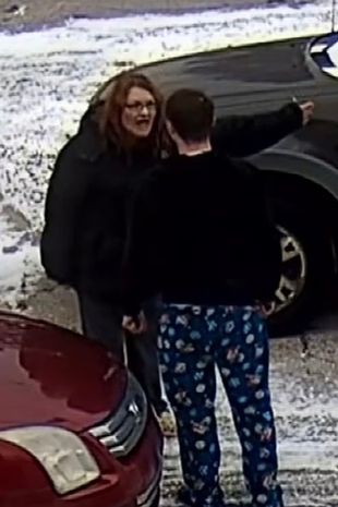 Shocking moment driver body slams woman to the ground during road rage row