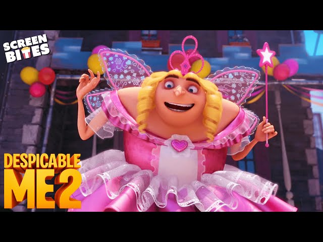 Gru Is A Magical Fairy Princess | Despicable Me 2 (2013) | Screen Bites