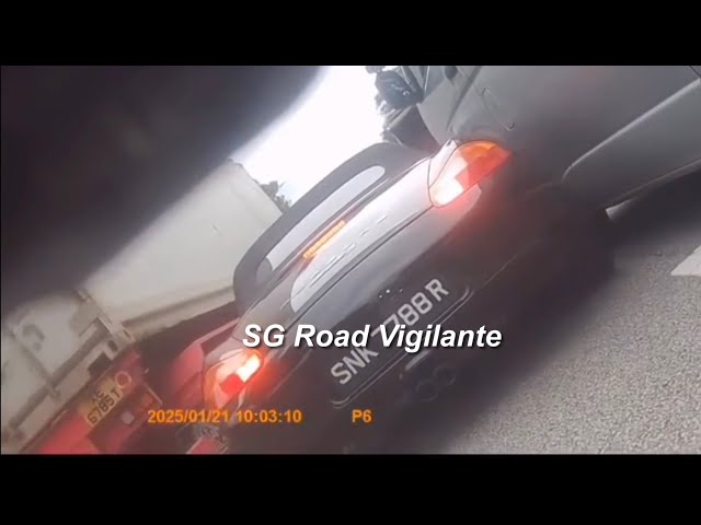 lane changing accident btw porsche boxster & toyota hiace