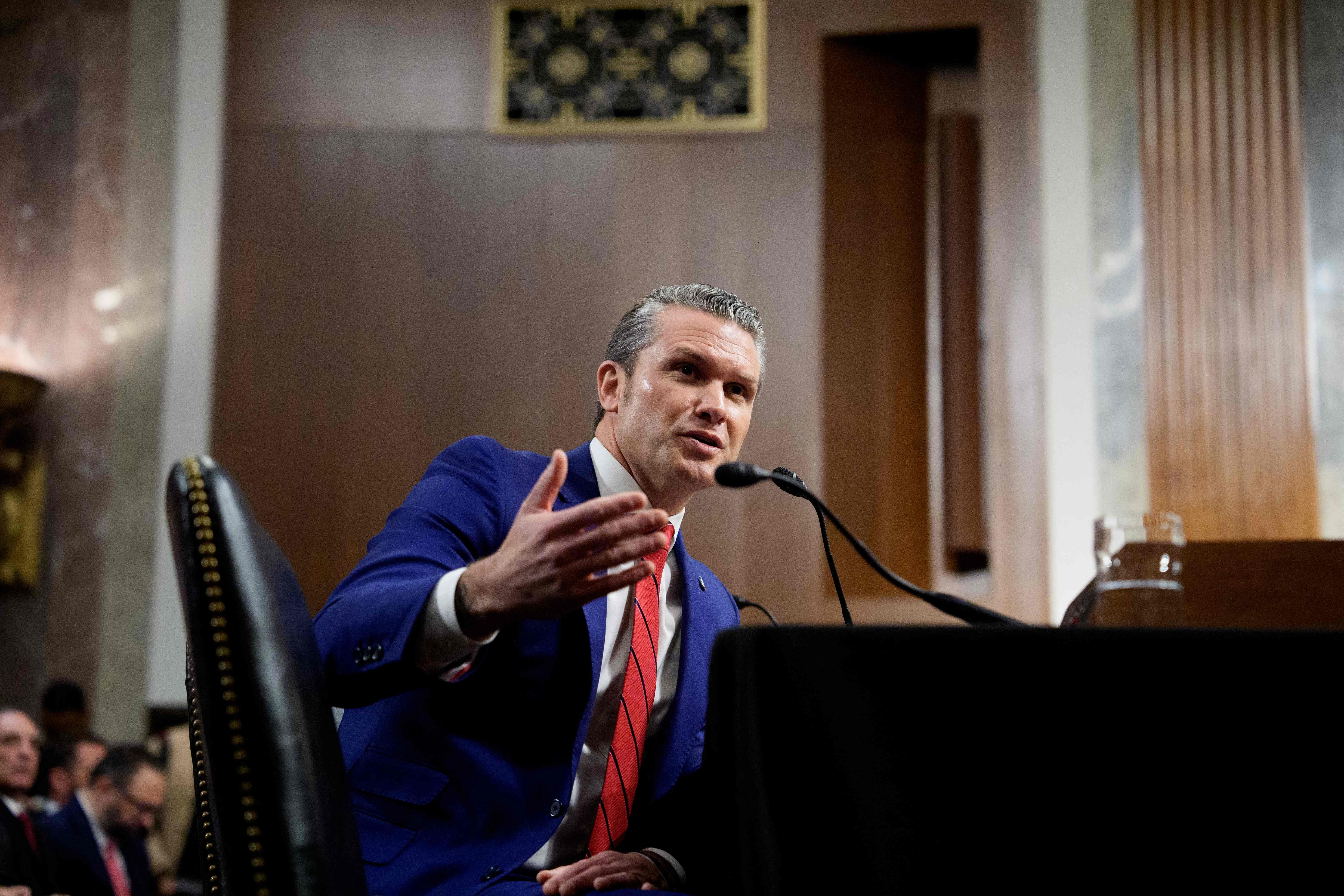 Trump defence pick Hegseth narrowly survives US Senate test vote