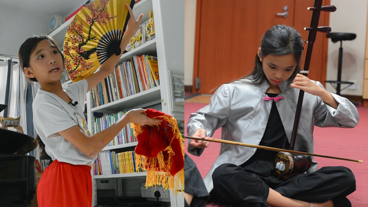 She's 12, obsessed with Chinese culture, and excels in the gaohu, erhu and Teochew opera