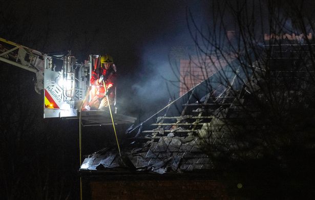 Fire crews rush to Salford synagogue as huge blaze erupts leaving building 'ruined'