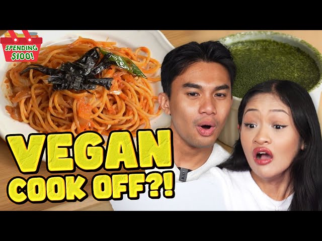 We Asked Our Colleagues To Cook ONLY Vegan Dishes! | $100 Cooking Challenge