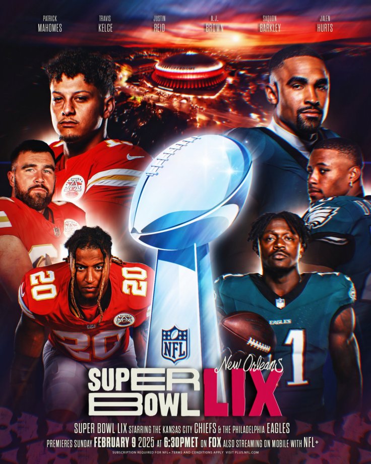 Super Bowl 2025 Live Streaming Details: How to Watch NFL Championship Game Online 