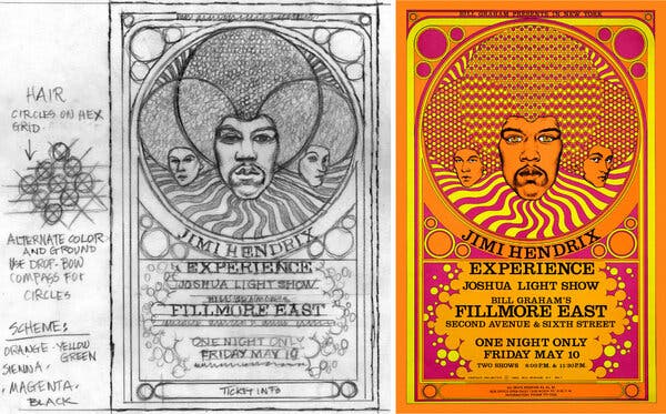 David Edward Byrd, Whose Posters Captured Rock’s Energy, Dies at 83