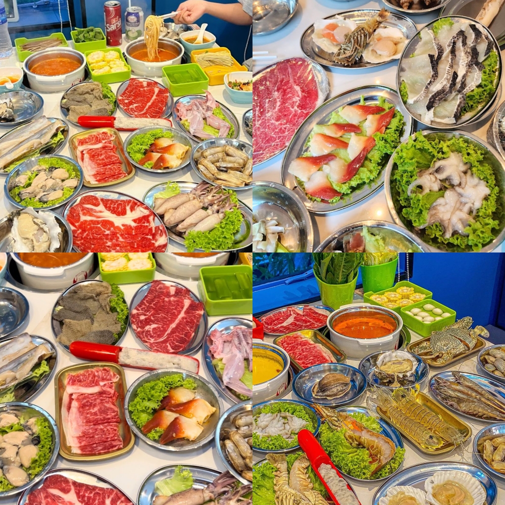 🦞现捞现煮超新鲜！新加坡第1️⃣家活海鲜火锅「蓝湾海鲜火锅 Blue Bay Seafood Hotpot」登场！100+ 种新鲜食材随你选🔥