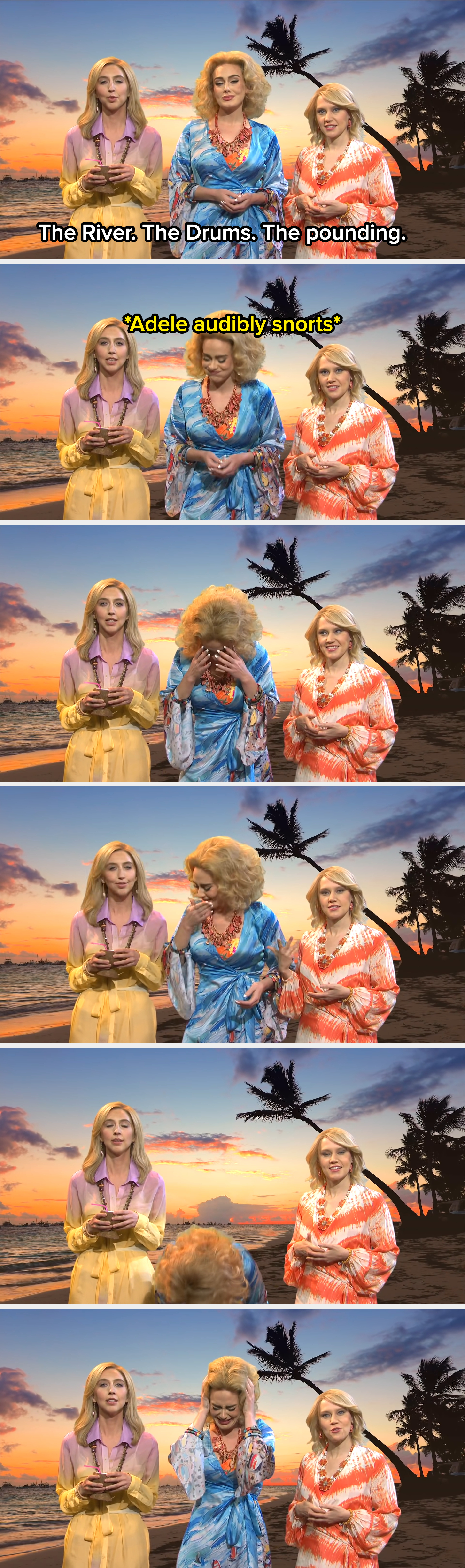 Ryan Gosling Getting His Butt Squeezed, Adele Clutching Her Wig, And 41 Other Times Things Went Hilariously Wrong On "Saturday Night Live"