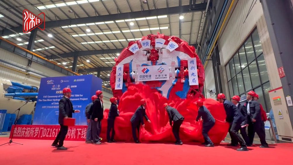 中国盾构机 首次出口至所罗门群岛
