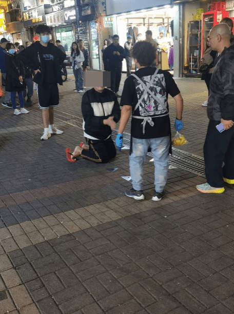 大埔单车男连偷两店共29元零食 遭截停当众跪地求饶 网民嘆心酸