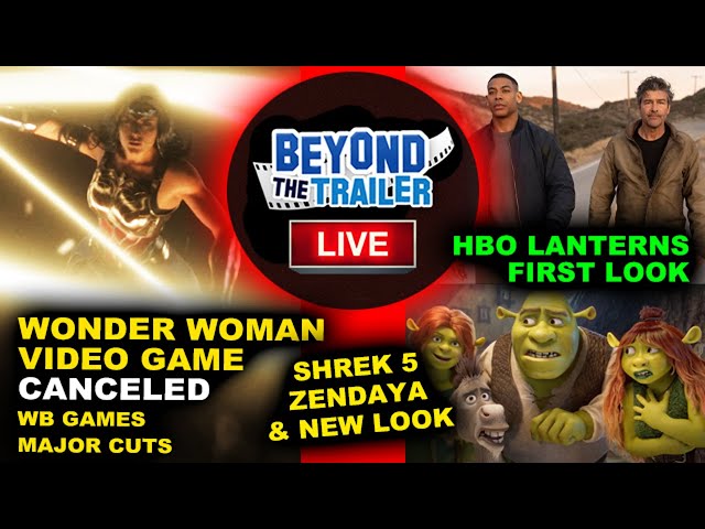 Wonder Woman Video Game CANCELLED, Shrek 5 Zendaya New Animation, HBO Lanterns First Look DC Studios