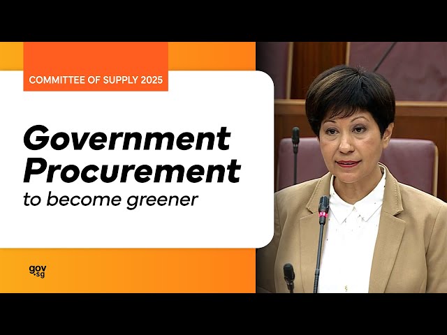 COS 2025: Government procurement to become greener