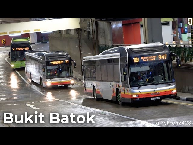 Buses at Bukit Batok Bus Interchange, Singapore