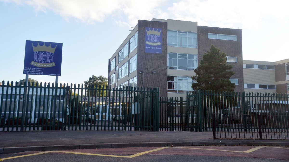 Gang of masked thugs wielding weapons seen 'chasing terrified students outside school'