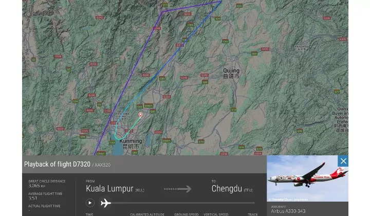 Mid-Air Medical Drama Forces Malaysia-China AirAsia Flight To Divert
