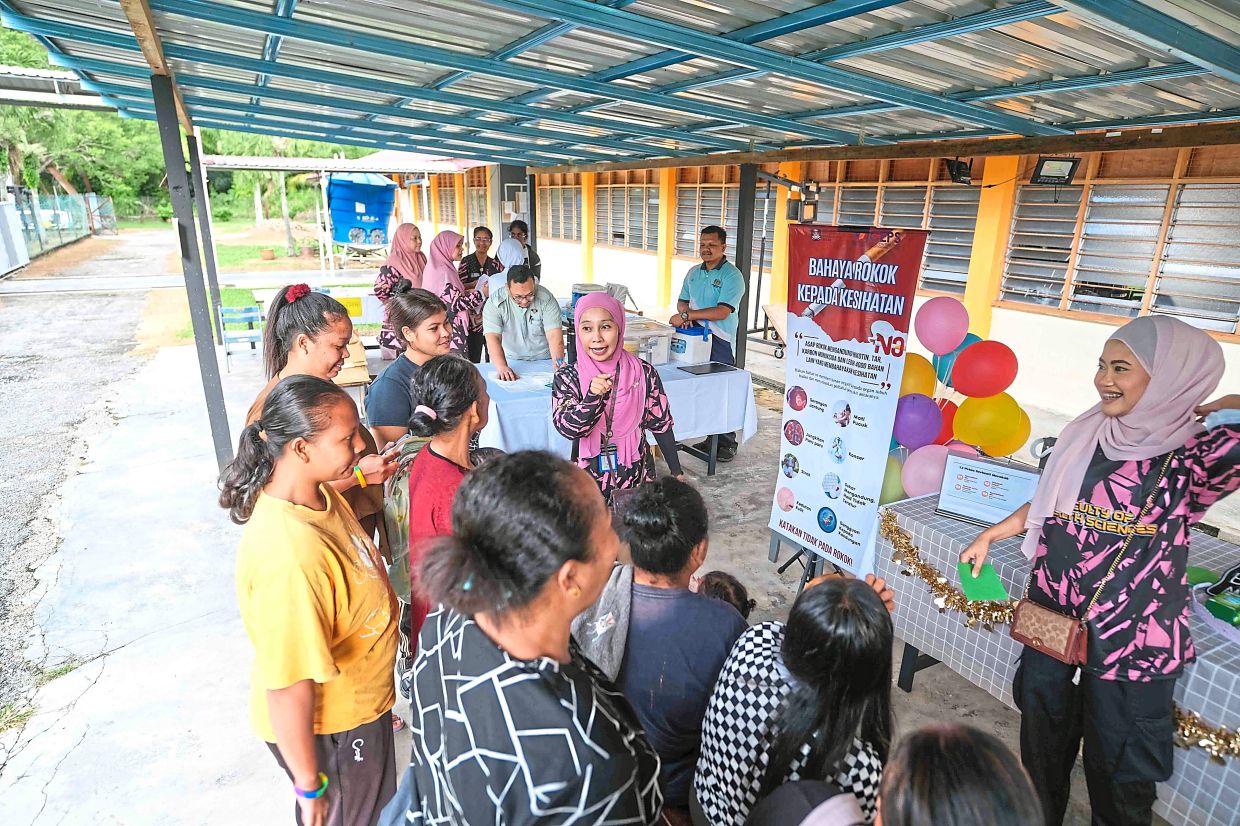Varsity takes health screening, outreach to Orang Asli in Muallim