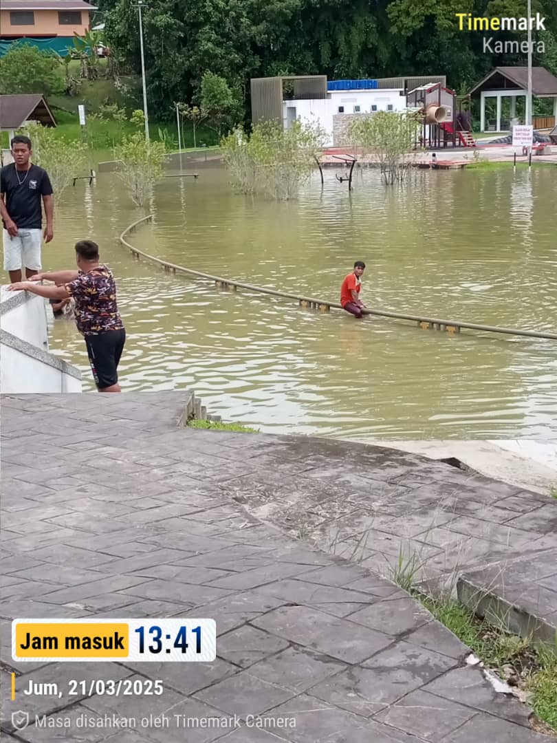 KDC chief condemns act of fishing at Kapit Lily Pond during flash floods