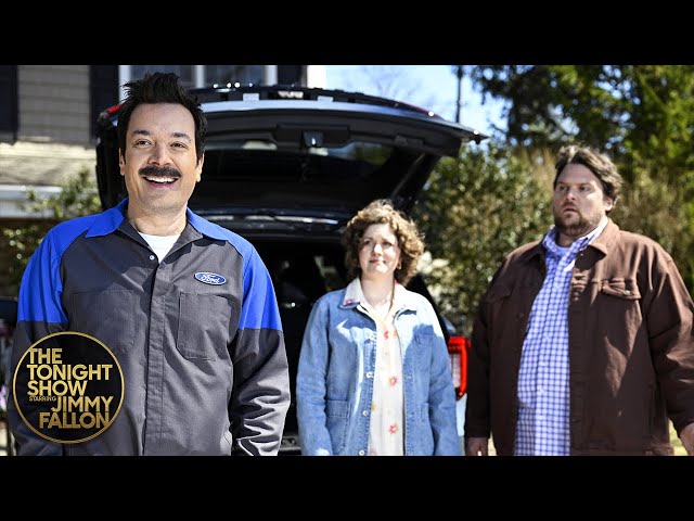 Ford Saves a Couple's Free Time - in Partnership with Ford | The Tonight Show Starring Jimmy Fallon