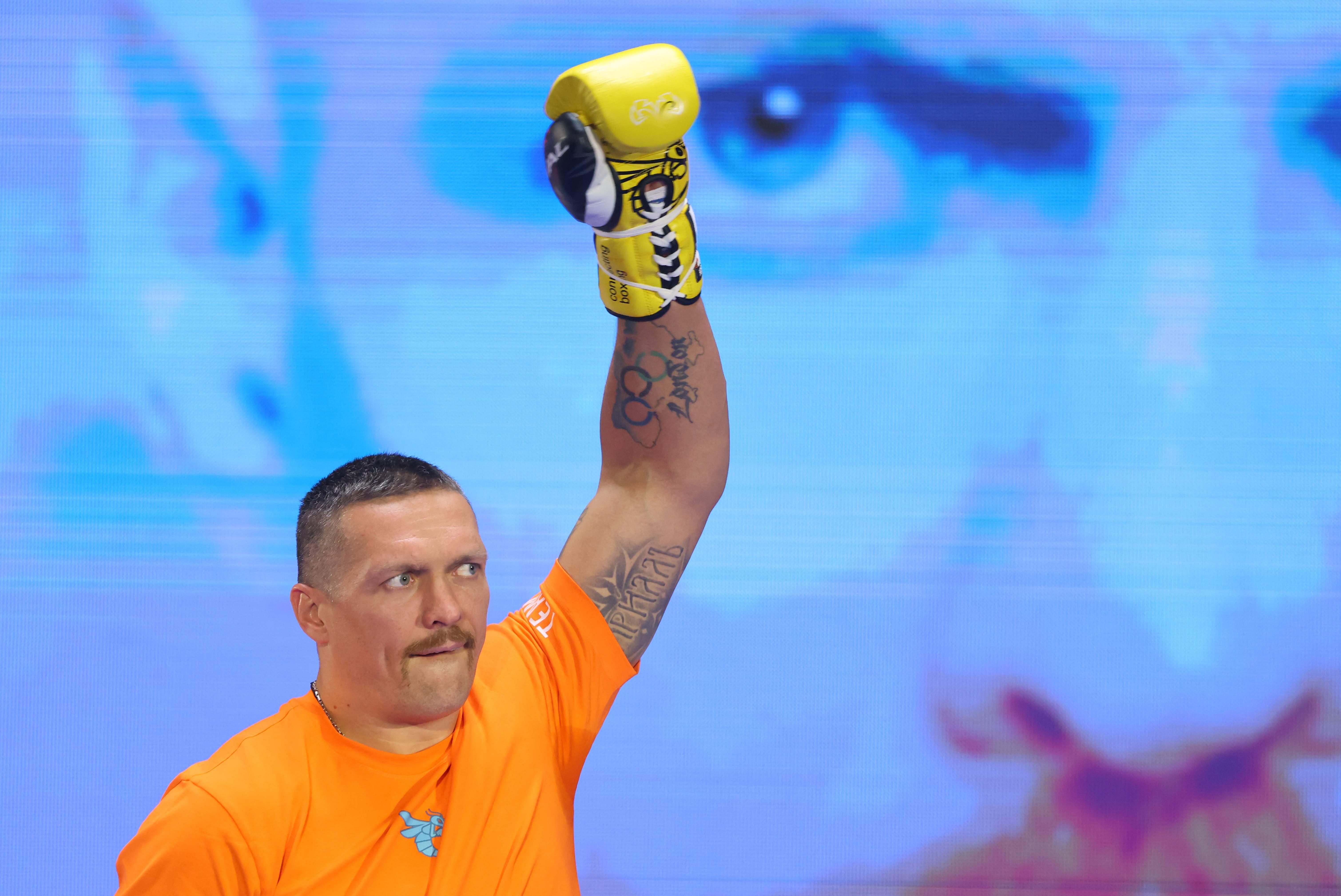 Patriotic fervour the spur for Ukrainian boxing legend Oleksandr Usyk