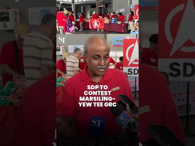 GE2025: SDP to contest Marsiling-Yew Tee GRC:  'Our priority is sending the best team'