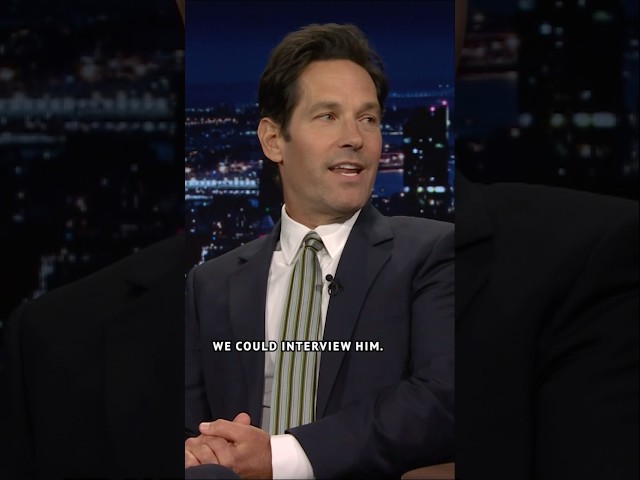 #PaulRudd relives one of the greatest nights of his life with #BillyJoel 🤣 #FallonTonight