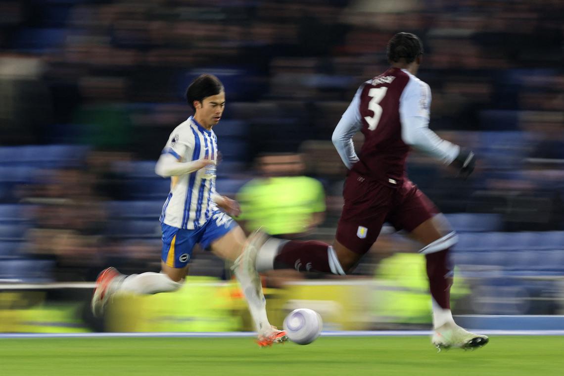 Rashford scores again as Villa cruise to 3-0 win at Brighton