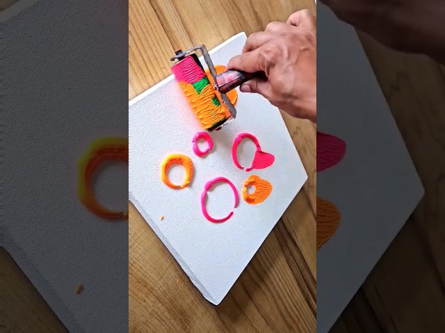 Easy Abstract Painting #easyart #art #diy #shorts