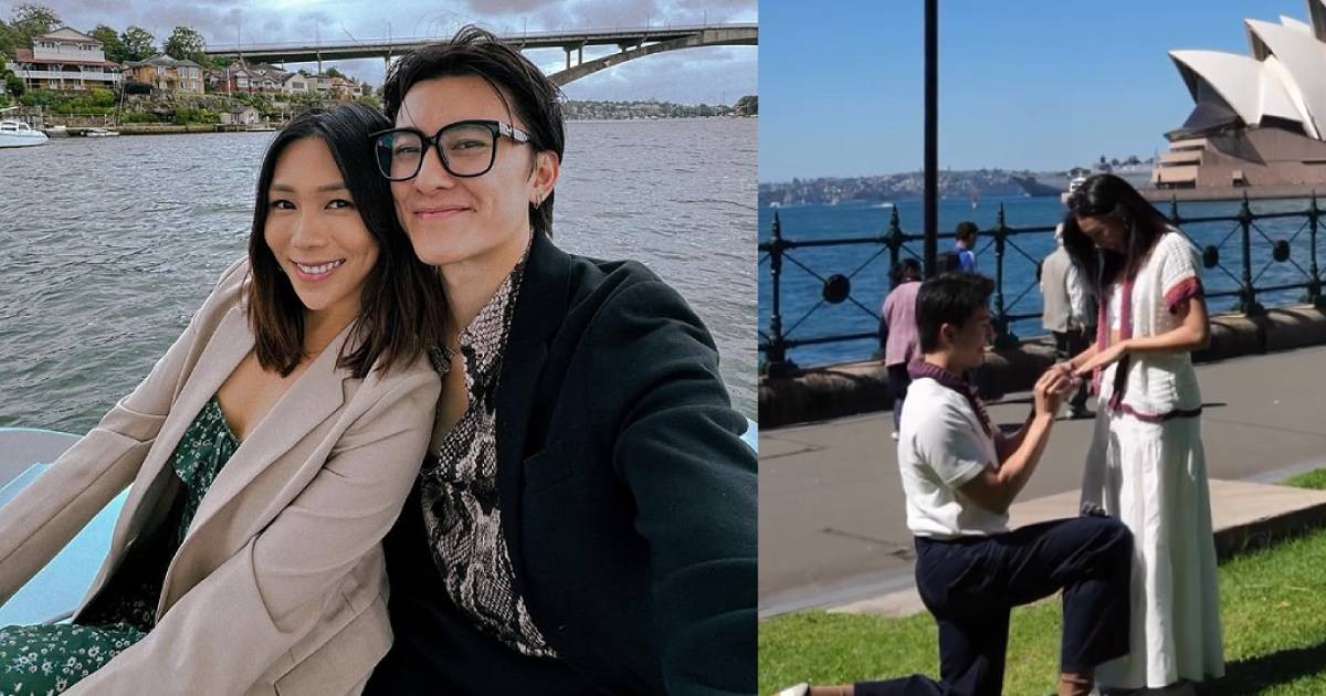 Edwin Goh proposes to Rachel Wan, both returning to Singapore after 2 years in Australia