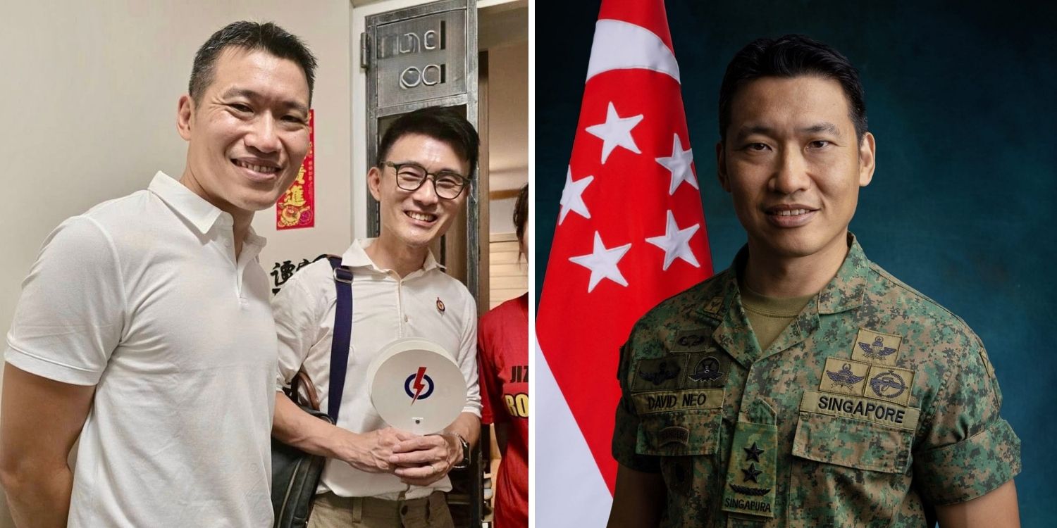 Ex-army chief David neo spotted accompanying baey yam keng at Tampines visit, fuels election speculation