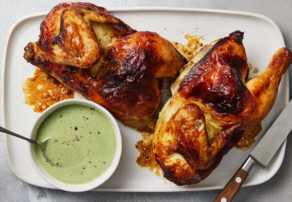 Green Goddess Chicken for a Spring Sunday
