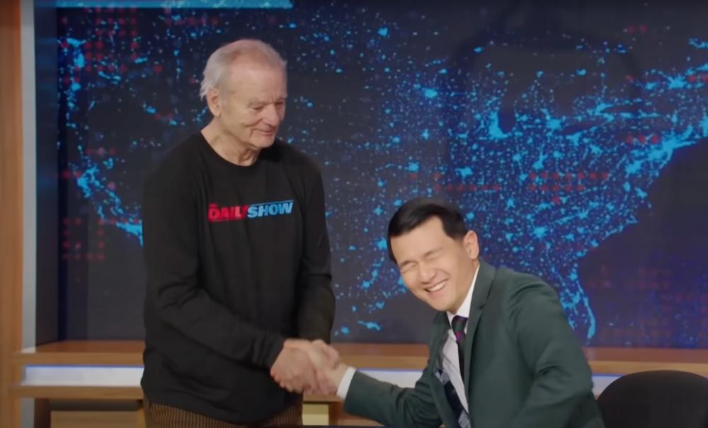 Bill Murray crashes ‘The Daily Show’ to congratulate Malaysian-born comedian Ronny Chieng on new US citizenship (VIDEO)