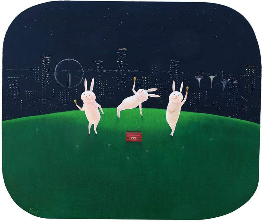 Embrace your whimsy at the cutest free art exhibition with storybook-like paintings of animals and handcrafted wooden sculptures in Tanjong Pajar only until 18 May 2025