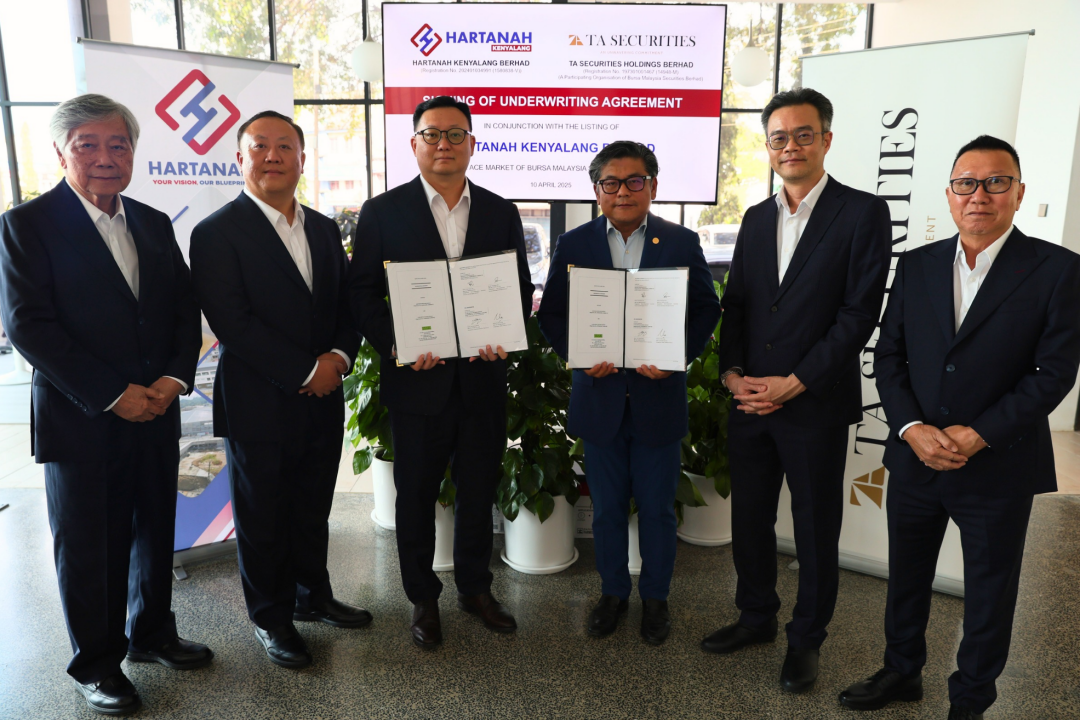 Hartanah Kenyalang signs underwriting deal with TA Securities