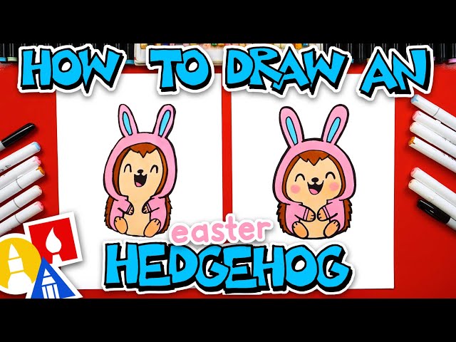 How To Draw An Easter Hedgehog