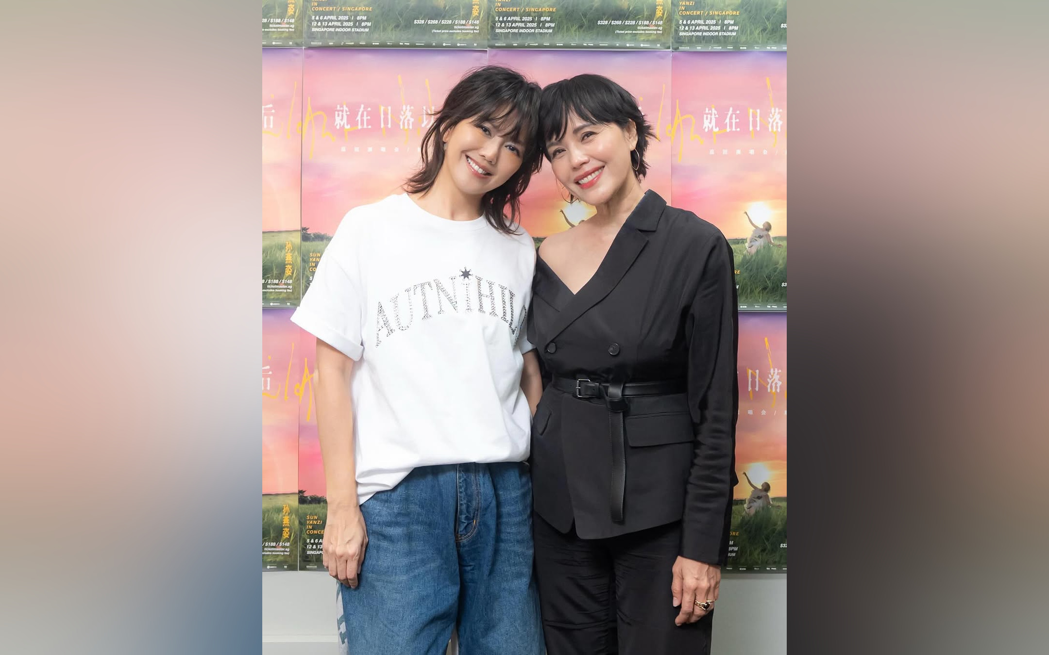 Ah Jies Zoe Tay and Fann Wong support Stefanie Sun at her Singapore concerts