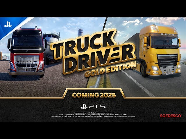 Truck Driver Gold Edition - Announcement Trailer | PS5 Games