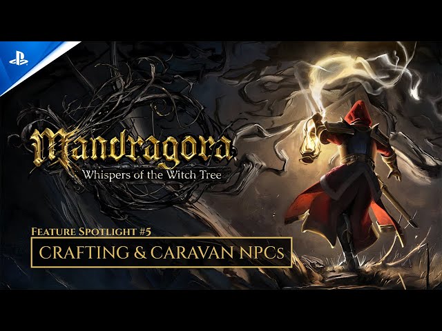 Mandragora: Whispers of the Witch Tree - Feature Spotlight: Crafting & Caravan NPCs | PS5 Games