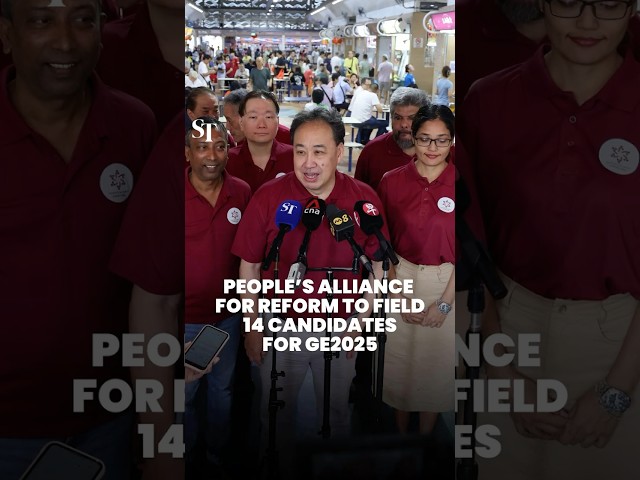 People’s Alliance for Reform to field 14 candidates in 5 SMCs, 2 GRCs | GE2025