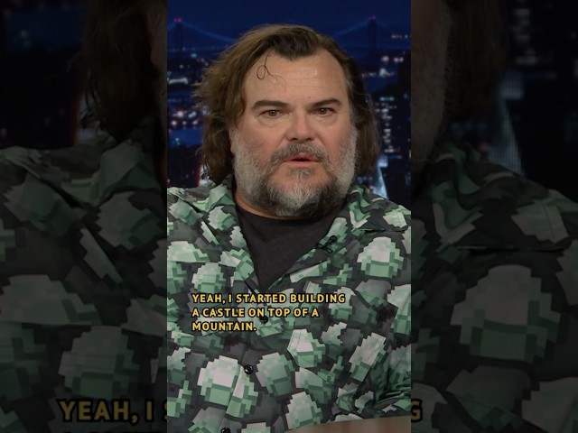 #JackBlack reveals there’s a “sprinkling of music nuggets” in his new film A #MinecraftMovie!