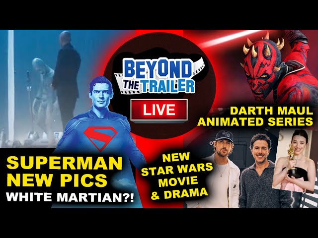 Superman 2025 Behind The Scenes White Martian?! Star Wars Starfighter Ryan Gosling Mikey Madison