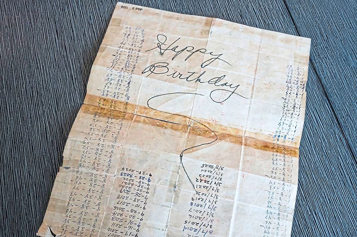 Man exchanges birthday card with cousin that’s been in their family since 1936