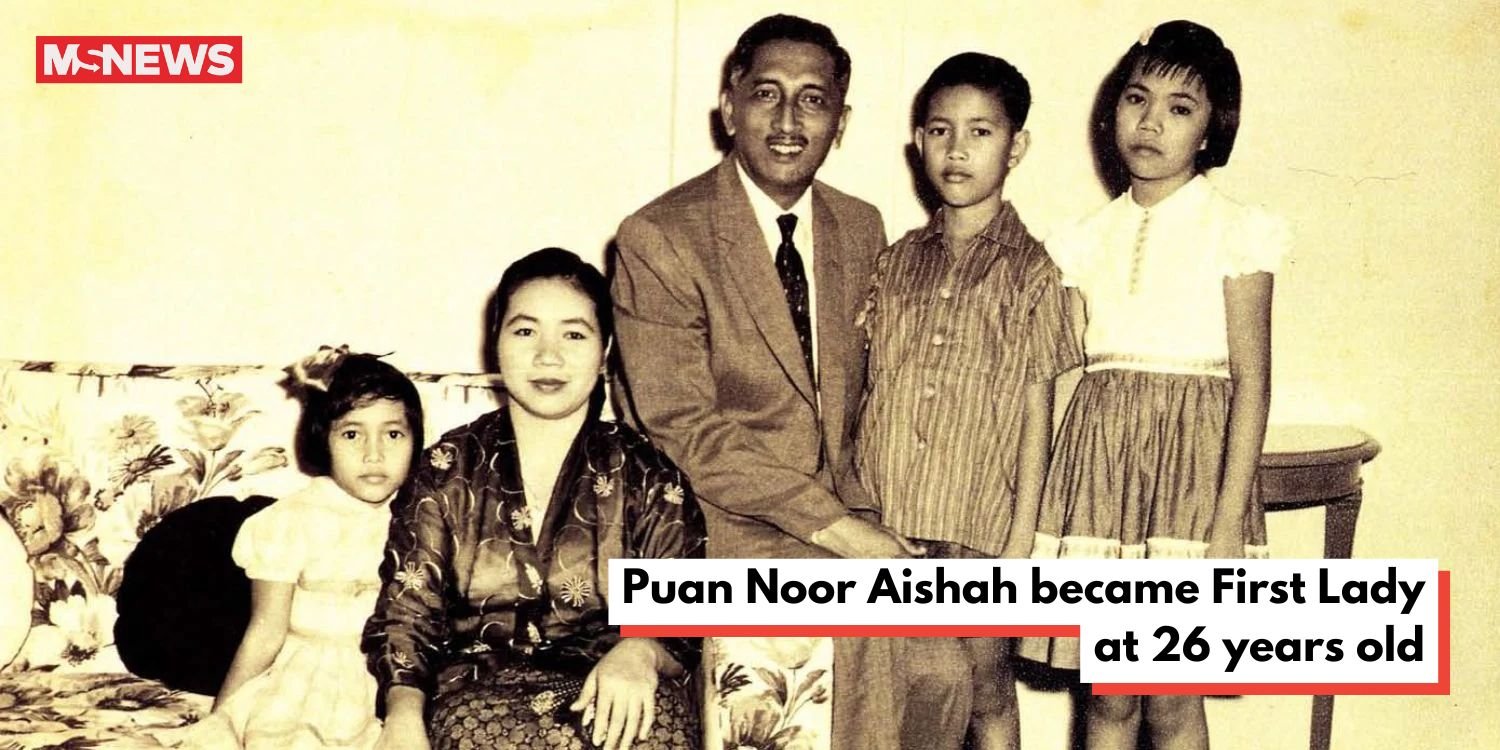 The 21-year love story of puan noor aishah & yusof ishak all began with a simple picture