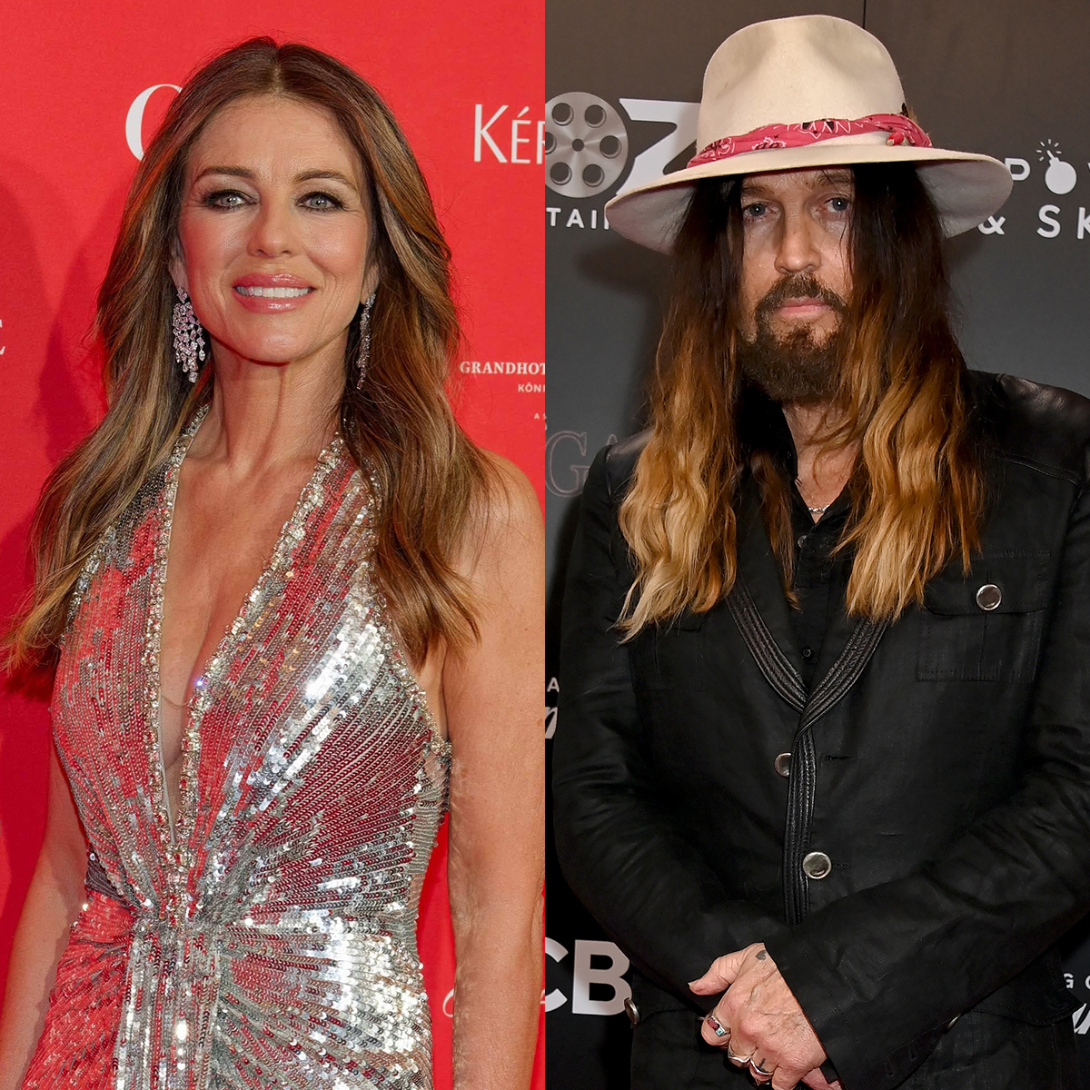 Elizabeth Hurley Proves Billy Ray Cyrus Romance Is Full Speed Ahead
