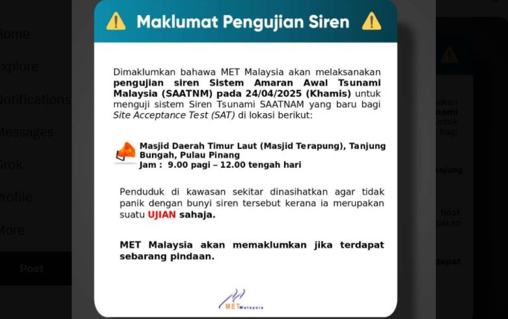 Penang tsunami alert system gets 360° upgrade for better public warning