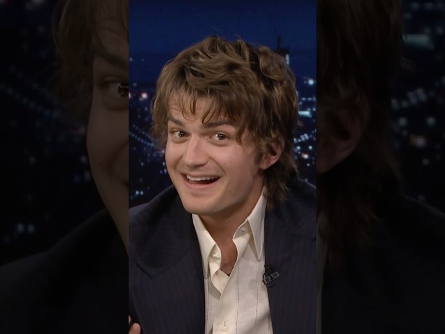 Jimmy attempts to get #JoeKeery to reveal details about #StrangerThings Season 5 👀 #FallonFlashback