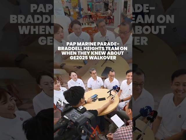 When did the PAP team know about the changes to the Marine Parade-Braddell Heights slate | GE2025
