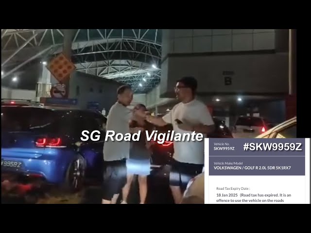 kia cerato vw golf drivers got into a dispute and fought