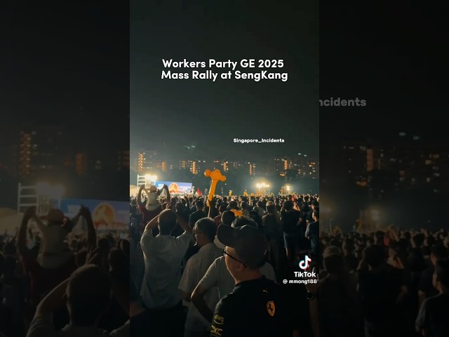 Workers Party GE 2025 Mass Rally at SengKang. Credit: Various