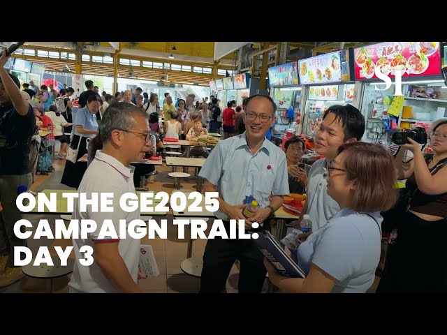 Meet and greet with voters: GE2025 campaigning continues into Day 3 | GE2025